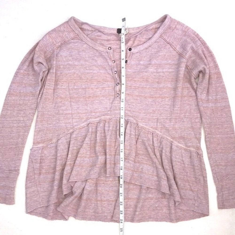 We The Free Coastline Henley Peplum Top - Picture 11 of 14